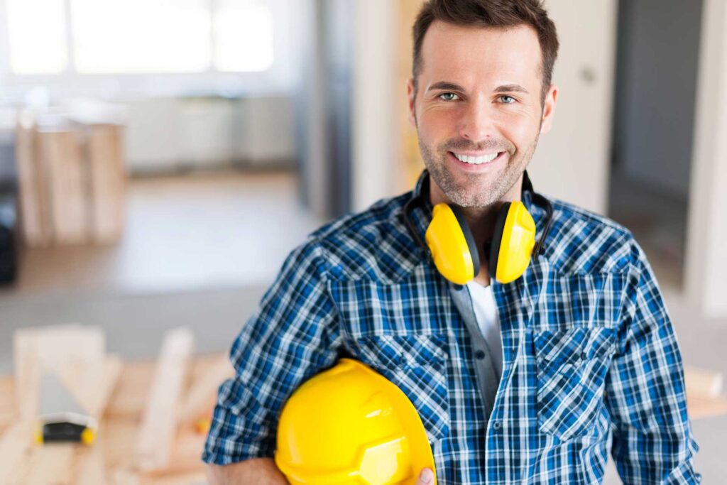 smiling contractor