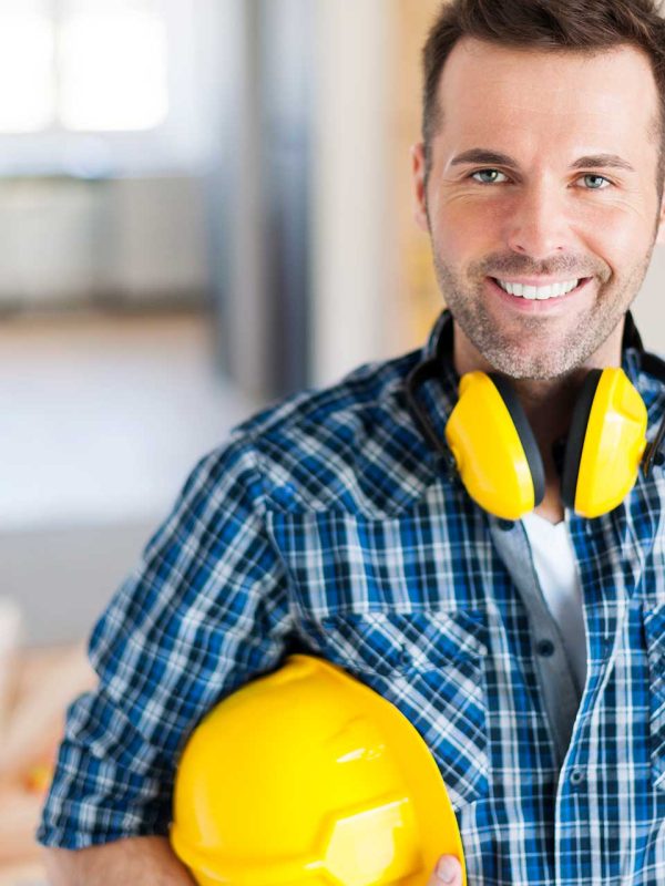 smiling contractor